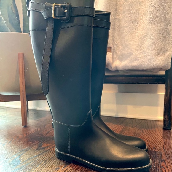 Burberry Riding Rainboots - Picture 1 of 5